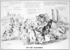 Gold Rush Cartoon, 1849. /N'Off For California.' A Cartoon Inspired By The California Gold Rush. Lithograph, American, C1849. Poster Print by Granger Collection - Item # VARGRC0087688