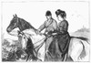 Horseriders, 1873. /Nwood Engraving, American, 1873. Poster Print by Granger Collection - Item # VARGRC0097810