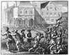 Murder Of Anabaptists /Nin Amsterdam. Copper Engraving, Dutch, 18Th Century. Poster Print by Granger Collection - Item # VARGRC0045314