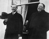 Wilson & Taft, 1913. /Npresident-Elect Woodrow Wilson And Out-Going President William Howard Taft At The White House, Washington, D.C., On Inauguration Day, 4 March 1913. Poster Print by Granger Collection - Item # VARGRC0017994
