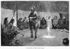Canada: Fur Trader. /N'A Fur Trader In The Council Tepee.' Wood Engraving, 1892, After Frederic Remington. Poster Print by Granger Collection - Item # VARGRC0004599