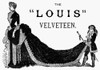 Velveteen, 1886. /Nadvertisement From An English Newspaper Of 1886 For 'Louis' Velveteen. Poster Print by Granger Collection - Item # VARGRC0093715