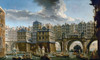 Paris: Pont Notre-Dame. /Na Festival Of Sailors' Games On The Seine At Pont Notre-Dame, Paris, France. Oil On Canvas, 1751, By Nicolas Jean-Baptiste Raguenet. Poster Print by Granger Collection - Item # VARGRC0042584