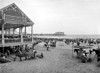 Atlantic City: Beach, C1900. /Na View Of The Beach From The Boardwalk With Richards Baths In The Foreground, Atlantic City, New Jersey. Photograph, C1900. Poster Print by Granger Collection - Item # VARGRC0119304