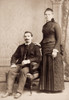 American Couple, 1880S. /Noriginal Cabinet Photograph, New York, 1880S. Poster Print by Granger Collection - Item # VARGRC0092793