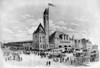 St. Louis: Union Station. /Nunion Station Railroad Terminal At St. Louis, Missouri. Lithograph, C1894. Poster Print by Granger Collection - Item # VARGRC0111676