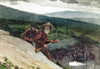Homer: Bear Hunt, 1892. /N'Bear Hunting, Prospect Park, Essex County, New York.' Watercolor By Winslow Homer, 1892. Poster Print by Granger Collection - Item # VARGRC0102557