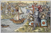 Louis Ix: Disembarking. /Nking Louis Ix Of France (Saint Louis, 1214-1270) And His Crusading Army Disembarking At Carthage, 1270. Poster Print by Granger Collection - Item # VARGRC0046052