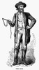 Frontier Man, C1840. /Npete Jones, An American Living On The Indiana Prairie. Wood Engraving, 19Th Century. Poster Print by Granger Collection - Item # VARGRC0093221