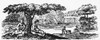 Farming: Almanac Cut. /Nwood Engraving, American, 19Th Century. Poster Print by Granger Collection - Item # VARGRC0077995