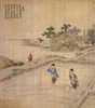 China: Sowing Rice. /Nchinese Silk Painting, C1650-1726. Poster Print by Granger Collection - Item # VARGRC0102866
