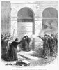 Paris Commune, 1871. /N'The Late Events In Paris: A Woman Shot At The Louvre For Spreading Petroleum.' Wood Engraving From An English Newspaper Of 10 June 1871. Poster Print by Granger Collection - Item # VARGRC0087068