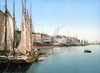 Copenhagen: Harbor, C1895. /Nview Of A Harbor In Copenhagen, Denmark. Photochrome, C1895. Poster Print by Granger Collection - Item # VARGRC0126089