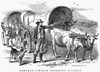 Abraham Lincoln /N(1809-1865). 16Th President Of The United States. Lincoln Entering Illinois In 1830. Wood Engraving, American, 1868. Poster Print by Granger Collection - Item # VARGRC0030988