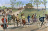 Bicycling, 1895. /Nbicycling On Riverside Drive, New York City. Drawing By W.A. Rogers, 1895. Poster Print by Granger Collection - Item # VARGRC0010780
