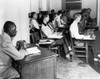 School Segregation, 1948. /Nwhite Students In Class At The University Of Oklahoma, While G.W. Mclaurin, An African American Student, Is Seated In The Anteroom. Photograph, 1948. Poster Print by Granger Collection - Item # VARGRC0105300