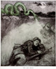 World War I: Cartoon, 1915. /N'The Gas Fiend.' Cartoon, 1915, By Louis Raemaekers. Poster Print by Granger Collection - Item # VARGRC0007337