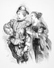 Twelfth Night. /Nviola And Olivia (Act Iii, Scene Iv) From William Shakespeare'S 'Twelfth Night.' Wood Engraving, 1881, After Sir John Gilbert. Poster Print by Granger Collection - Item # VARGRC0052578