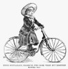 Bicycling, C1890. /N'Eddie Schwalbach, Brooklyn, Who Rode When But Eighteen Months Old.' Engraving, American, C1890. Poster Print by Granger Collection - Item # VARGRC0264487