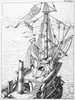 Christopher Columbus /N(1451-1506). Italian Navigator. Woodcut After A 17Th Century Engraving By Theodor De Bry. Poster Print by Granger Collection - Item # VARGRC0017972