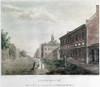 Independence Hall, 1798. /Nstate House (Independence /Nhall) With A View Of Chestnut Street, Philadelphia. Etching In Color By William Birch & Son, 1798. Poster Print by Granger Collection - Item # VARGRC0125644