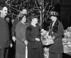 Salvation Army, 1923. /Nmrs. Coolidge Handing Out Christmas Dinner At The Salvation Army, Washington D.C. Photograph, 24 December, 1923. Poster Print by Granger Collection - Item # VARGRC0106750