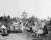 Virginia: Wash Day, C1900. /Nafrican American Women And Girls Washing The Family Laundry, Virginia. Photograph, C1900, By Frances Benjamin Johnston. Poster Print by Granger Collection - Item # VARGRC0034452