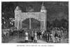 Golden Jubilee, 1887. /Na Triumphal Arch Erected At Colaba, Bombay, India, In Honor Of Queen Victoria'S Golden Jubilee, 1887. Contemporary English Engraving. Poster Print by Granger Collection - Item # VARGRC0370889