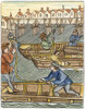 Toll: Paris, 1500. /Ntoll Under The Bridges Of Paris. Woodcut From "Ordonnances Des Marchands De Paris," 1500. Poster Print by Granger Collection - Item # VARGRC0049283