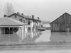Tennessee: Flood, 1937. /Na Flooded Street In North Memphis, Tennessee. Photograph By Edwin Locke, February 1937. Poster Print by Granger Collection - Item # VARGRC0325684