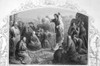 Saint John The Baptist. /Njohn The Baptist Preaching In The Wilderness. Steel Engraving, 19Th Century. Poster Print by Granger Collection - Item # VARGRC0069159