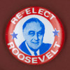 Roosevelt Button. /Ndemocratic Presidential Campaign Button From Franklin D. Roosevelt'S 1944 Bid For President. Poster Print by Granger Collection - Item # VARGRC0068329