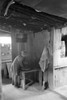 New Mexico: House, 1940. /Njack Whinery'S Daughter Washing Her Hands In The Family'S Dugout In Pie Town, New Mexico. Photograph By Russell Lee, 1940. Poster Print by Granger Collection - Item # VARGRC0352013