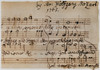 Mozart: Motet Manuscript. /Ndetail Of The Autograph Of The Motet, 'God Is Our Refuge,' Written By Wolfgang Amadeus Mozart At Age 9, 1765. Poster Print by Granger Collection - Item # VARGRC0023098