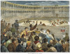 Bullfight: Spain, 1875. /Nat An Arena. Wood Engraving, English, 1875. Poster Print by Granger Collection - Item # VARGRC0054032