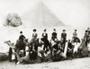 Egypt: Tourists, C1895. /Na Group Of European Tourists On A Guided Camel Tour Pose To Have Their Photograph Taken At Giza. Photograph, C1895. Poster Print by Granger Collection - Item # VARGRC0260362