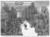 Vacation Travel, 1882. /N'The Homeward Rush Of Summer Tourists. The Baggage "Morgue" At The Grand Central Depot, New York.' Wood Engraving From An American Newspaper Of 1882. Poster Print by Granger Collection - Item # VARGRC0100372