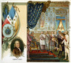 Franklin At Versailles. /Nbenjamin Franklin'S First Audience Before King Louis Xvi Of France At The Palace Of Versailles, 20 March 1778. Chromolithograph, American, C1903. Poster Print by Granger Collection - Item # VARGRC0123750