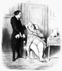 Daumier: Doctor Cartoon. /N'Oh Doctor, I'M Sure I'M Consumptive.' Lithograph By Honore Daumier, 1847. Poster Print by Granger Collection - Item # VARGRC0017844