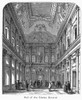 Amsterdam: States General. /Nhall Of The States General, Amsterdam, Holland, As It Appeared In The Mid-17Th Century. Wood Engraving, 19Th Century. Poster Print by Granger Collection - Item # VARGRC0090140