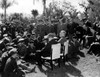 Casablanca Conference. /Npresident Franklin D. Roosevelt And Prime Minister Winston Churchill (Both Seated) At A Press Conference In Casablanca, 24 January 1943. Poster Print by Granger Collection - Item # VARGRC0108567