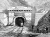 Mont Cenis Tunnel, 1871. /Nnorth Entrance To The Mont Cenis Tunnel At Modane, France, Shortly After Its Completion In 1871. Wood Engraving From A Contemporary English Newspaper. Poster Print by Granger Collection - Item # VARGRC0002625