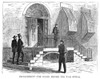 Johnson Impeachment, 1868. /N'The Guard Before The War Office,' During President Andre Johnson'S Impeachment Trial, 1868. Contemporary American Engraving. Poster Print by Granger Collection - Item # VARGRC0265446