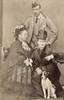 Queen Victoria (1819-1901). /Nqueen Of Great Britain, 1837-1901. With Her Children, The Princess Beatrice And Prince Arthur, Duke Of Connaught. Original Cabinet Photograph, C1880. Poster Print by Granger Collection - Item # VARGRC0060939