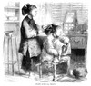 China: Hairdresser, 1859. /Na Chinese Hairdresser. Wood Engraving, English, 1859. Poster Print by Granger Collection - Item # VARGRC0267798