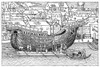 Shipbuilding, 1486. /Nthe Construction Of A Large Sailing Ship In The Holy Land. Woodcut From Bernhard Von Breidenbach'S Travelogue Into The Holy Land, Published At Mainz, 1486. Poster Print by Granger Collection - Item # VARGRC0407527