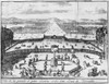 France: Versailles, 1687. /Nthe Avenue, Two Stables, Gates And Two Courtyards Seen From The Palace Of Versailles, France. Line Engraving From 'The Description Of Versailles,' Paris, 1687. Poster Print by Granger Collection - Item # VARGRC0117611