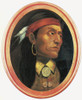 Chief Pontiac (D. 1769). /Nottawa Native American Chief. Painting By John Mix Stanley, Mid 19Th Century. Poster Print by Granger Collection - Item # VARGRC0126567