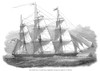 Clipper Ship, 1853. /Nthe British Clipper Ship 'Guiding Star,' Chartered For The Gold Regions Of Australia. Wood Engraving, English, 1847. Poster Print by Granger Collection - Item # VARGRC0018217