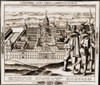 Spain: Escorial Palace. /Nspanish Noblemen Overlooking The Escorial Palace In Spain. Line Engraving, 17Th Century. Poster Print by Granger Collection - Item # VARGRC0173132